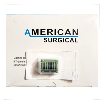 Ligaclip Genérico de Titanio LT300 (M) A.M.R.C.N Quality Surgical - 20 pzas